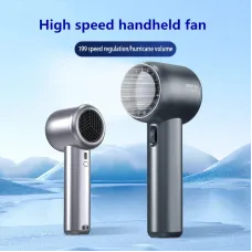 GF02 199 Gears High Speed Handheld Fan Portable Cooler Fans USB Rechargeable 3500mAh Electric Fan Mini Air Conditioner