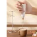 Comfook 2-in-1 Electric Milk Frother Handheld Egg Beater Wireless Mini Foam Maker for Coffee Battery Operated Whisk & Stirrer for Drinks