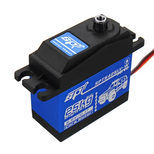 SPT Servo SPT5425LV-W 25KG 90 Digital Servo Metal Gear Large Torque Waterproof For 1:8 1:10 RC Robot Car Boat