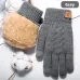 XANETouch Screen Double-Layer Thick Velvet Thermal Winter Gloves for Men Women Coldproof Warm Knitted Gloves for Outdoor Sports Skiing Cycling