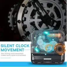 10 Inch Classic Quartz Decorative Clock No Ticking Silent Wall Clock Easy to Read Suitable for Room/Home/Kitchen/Bedroom