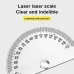 180 Degree Protractor Metal Angle Finder Goniometer Angle Ruler Stainless Steel Woodworking Tools Rotary Measuring Ruler