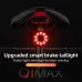 ROCKBROQ1 MAX RGB Bicycle Taillight Vibration Sensor Smart Brake Sensing USB Charging Light Sensing Bike Rear Lights for Mountain Road Night Riding
