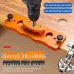 35mm Hinge Hole Drilling Guide Jig Cabinet Door Hinge Positioning and Punch Locator Woodworking Tool with Low Noise High-Speed Rotation Bearing