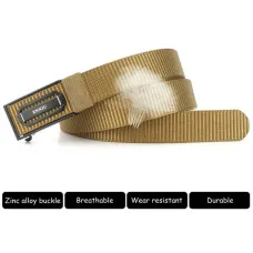 Hunting Tactical Belt Military Fishing Hiking Training Adjustable Automatic Buckle Casual Paintball Belts for Outdoors