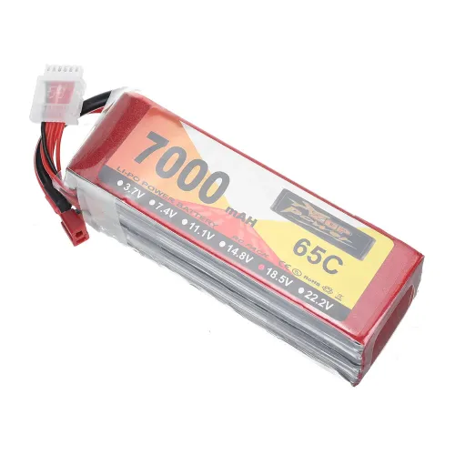 ZOP Power 18.5V 7000mAh 65C 5S LiPo Battery T Plug for RC Car