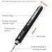 USB Cordless Soldering Iron Type-C Interface Mini Soldering Iron Set Electric Soldering Iron Adjustable Temperature 5V 8W