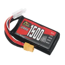 ZOP Power 3S 11.1V 1500mAh 120/240C 16.65Wh LiPo Battery XT60 Plug for RC Drone FPV Racing Quadcopter Helicopter Airplane