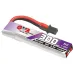 6Pcs Gaoneng 3.8V 300mAh 60C 1S LiHV Battery A30 Plug With Adapter Cable for BetaFPV Meteor65 Pro ELRS