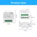 Ewelink WiFi Smart Energy Meter 70A+10A Clamp Sensor Real-Time Monitoring 6-Month Data Log Smart Home Automation Power Energy Savings App Voice Control with Alexa Google IFTTT