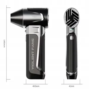 160,000RPM Peak Mini Turbo Fan Electric Dust Blower High Speed Brushless Motor 52m/s Wind 3 Speed Adjustable Handheld Violent Fan