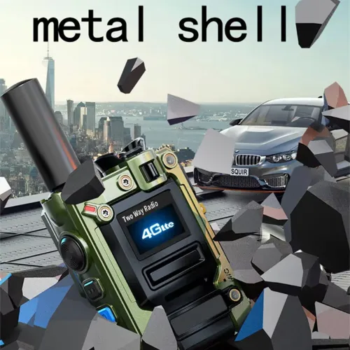 Global Walkie Talkie 4G LTE 6800mAh Battery Type-C Charge Europe Version SIM Card