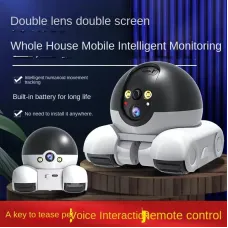 1080P HD WIFI Camera PTZ IP Security Protection Surveillance Camera Auto Tracking Baby Pets Monitor Long Battery Life APP Remote Control Smart Home Robot Camera