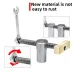 19mm/20mm 2PCS Woodworking Desktop Clip with 4 PCS Dog Holes Stop Fast Fixed Dog Hole Clip Clamp Brass Stainless Steel Fixture Vise Benches Joinery Carpenter Tool