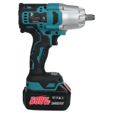 Drillpro 588VF High Torque Brushless Impact Wrench Cordless For Mak 18V Battery