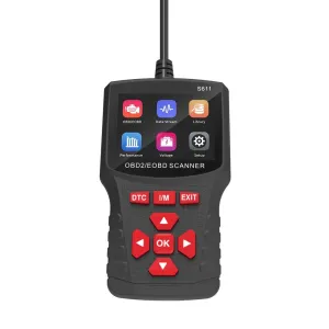 Professional Auto Engine System Diagnostic Tool OBD2 EOBD Car Scanner Automotive Battery Tester Clear Fault Code Reader