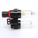 1/4 Inch Air Pressure Regulator Water Separator Trap Filter Airbrush Compressor