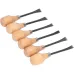 6pcs Wood Carving Chisel Set Ergonomic Beech Wood Handle Heat Treated Steel Blades Professional Woodworking Tools for DIY Craft Carving and Turning