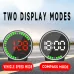 Car Speedometer Head-Up Display 7 Color Lights GPS Dashboard Monitor Overspeed Warning Large Fonts Plug and Play Universal