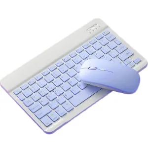 10 inch Mini bluetooth Keyboard and Mouse Set for iPad Xiaomi Huawei Phone Tablet Slim Wireless Mute Keyboard for Android IOS Windows