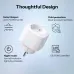 SONOFF S61STPF 16A 3840W Matter Type F Smart WiFi Plug with Energy Monitoring Timing Function Voice Control with Apple Home Google Home Alexa