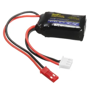 Tiger Power 7.4V 450mAh 60C 2S Lipo Battery JST Plug