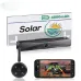 Wireless Solar 5G WiFi HD 1080P Rear/Front License Camera with Built-in 4800mAh Battery Solar Powered Wifi Wireless Car Backup Camera for Car Van RVs