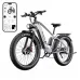 EDIRECT DUOTTF26 Electric Bike 48V 20AH SamsungBattery 750W*2 Dual Motors Recommended Top Speed 25KM/H 26*4.0inch Fat Tires APP Support 100-120KM Max Mileage 150KG Max Load Electric Bicycle