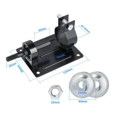 Handheld Drill Sharpening Tool Heavy-Duty Construction Adjustable Sanding Discs Stable Base Plate Sharpener for Drill Bits Circular Saw Blades Wood Metal Compact Grinding Polishing Machine Workshop Accessory