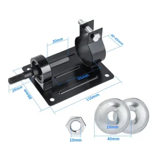 Handheld Drill Sharpening Tool Heavy-Duty Construction Adjustable Sanding Discs Stable Base Plate Sharpener for Drill Bits Circular Saw Blades Wood Metal Compact Grinding Polishing Machine Workshop Accessory