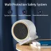 220-240V Mini Heater Desktop Small Heater for Home Office 1200W Portable Electric Heater Low Noise Dual-Speed Adjustment