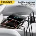 ESSAGER 140W USB-A Type-C Car Charger Multi-Protocol PD Fast Charging Digital Display Aluminum Alloy Universal Fit 12-24V Car