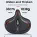 WESBIKING Oversized MTB Bike Saddle Shock Absorbing Breathable Cycling Seat Widen Thicken Universal Soft Cushion Electric Bike Saddle