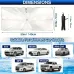 Car Sunshade Umbrella Front Windshield Retractable Sun Protection Heat Insulation Car Umbrella Side Baffle Sunshade 360 Rotating With Bendable Arm Handle