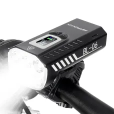 Astrolux BL06 3+3 LEDs 2000LM Bike Headlight Dual Distance Beam 10000mAh Phone Power Bank Bike Light USB Rechargeable LEHandlebar Flashlight for Electric Bike Electric Scooter MTB Bicycle