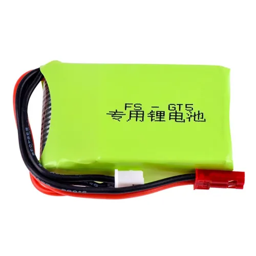 7.4V 1500mAh 8C 2S LiPo Battery JST Plug for FlySky GT5 G7P