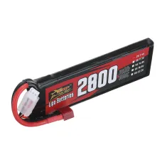 ZOP Power 7.4V 2800mAh 100C 2S LiPo Battery T Plug for RC Car