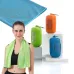 KALOA1pcs Portable Quick Drying Summer Cooling Towel with Round Silicone Box Soft Breathable Scarves for Sports Gym Running Yoga Fitness
