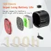 Wind&Moon WT09Smart USB Rechargeable Waterproof LEBike Rear Light with Smart Brake Sensing for Night Cycling and MTB