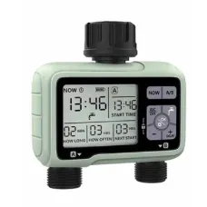 Powered By 2 AA Batteries Automatic Watering Timer Garden Irrigation Controller Outdoor With LCD Dispaly Waterproof Programmer