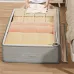 4PCS Large Capacity Under Bed Storage Bags Containers Space Saving Clothes Blanket Organizer Foldable Underbed Storages Bins