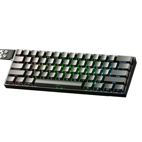 AULA MINI60 Tri-mode HE Mechanical Keyboard Magnetic Switch 8+8K/8+1K 0.01mm RT RGB Backlight 4000mAh Battery Support Power Saving FPS Gaming Keyboards