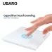 UBARO 1 Gang 86 Type Smart Wall Touch Switch Tempered Glass Panel Single Live Wire Waterproof Heat Resistant LED Indicator
