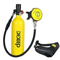 DIDEEP X4000Pro 1L Scuba Diving Gear Cylinder Oxygen Professional Buceo Diving Equipment Scuba Kit Water Pump Snorkeling Set