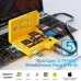 Budi CP585Y Folder Style Reader 4 Card Simultaneous Reading 4 SD+11 TF Cards Storage USB3.0 Type-C 5Gbps High Speed Data Transfer Portable Card Reader