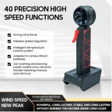 X40 500W Mini Dust Gun High Speed 40mm Precision Motor Adjustable Speed Control for Effective Dust Removal Optimal for Industrial Cleaning Yard Maintenance Car Washing