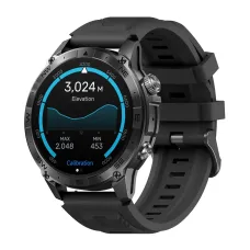 World PremiereZeblaze Stratos 2 Plus 1.43 inch AMOLED GPS Health and Fitness Barometric Altimeter Compass 3 ATM Waterproof Smart Watch