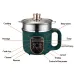 600W Electric Cooking Pot Portable 1.8L Stainless Steel with Timer Removable Cord for Home Camping Picnics Food Grade Material