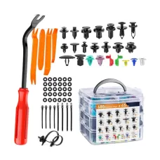 725PCS Fasteners Set Car Push Retainer Clips 23 Most Popular Sizes Door Trim Clip Set for Toyota GM/Ford/Honda/Chevrolet