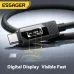ESSAGER ES-X74 5A 100W Type-C to Type-C Digital Display Cable QC4.0/3.0 PD3.0 FCP Fast Charging Data Transmission Copper Core Line 0.25M/1M/2M Long for iPhone 17 17Pro Max 16 15 14 for Huawei Mate XTs for Xiaomi 17pro for OPPO for VIVO